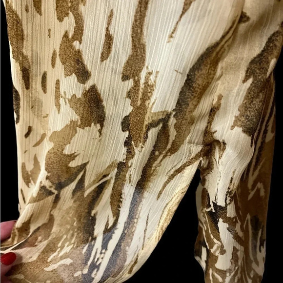 Susan Graver Sheer Blouse NWOT Large - Picture 7 of 9